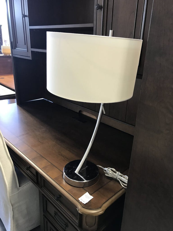 Modern Silver Lamp with USB