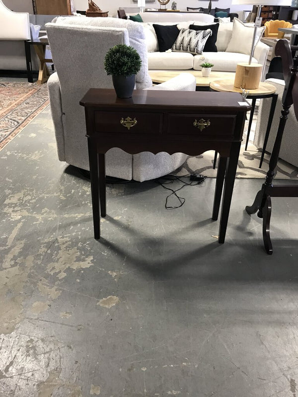 Small 2 Drawer Entry Table