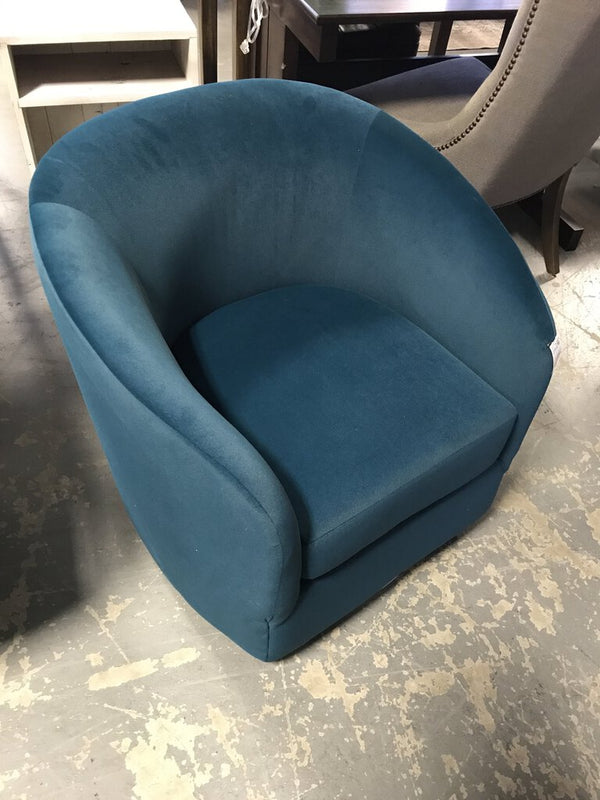 Amarante Swivel Chair- TEAL