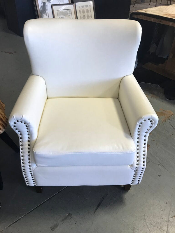Lucas Vegan Leather Armchair