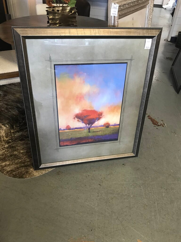 34"x41" Framed Tree Art