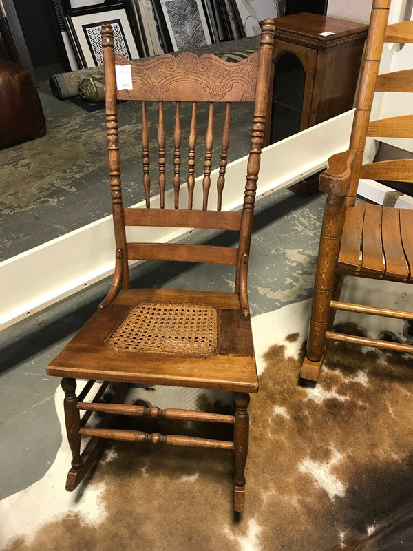 Cane Bottom Rocking Chair
