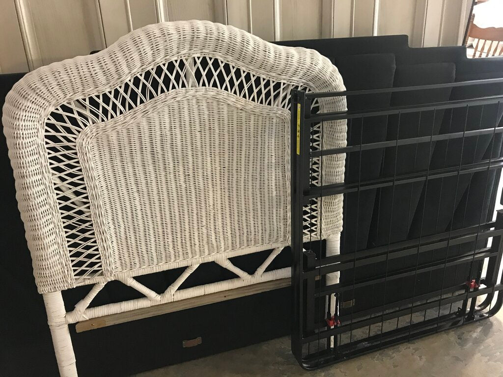 Twin Wicker Headboard