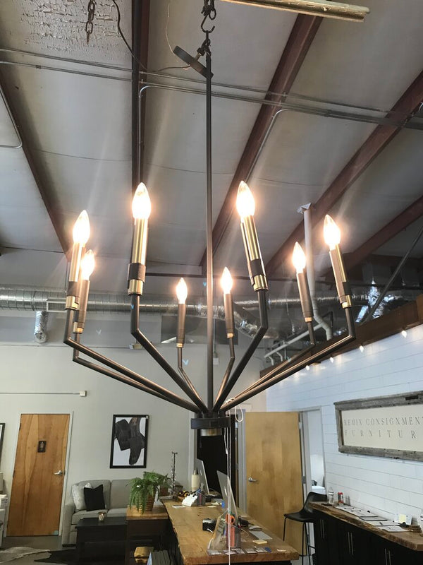 Modern Black Chandelier