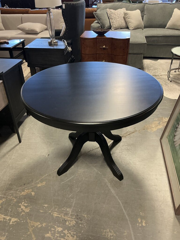 Black Pedestal Table
