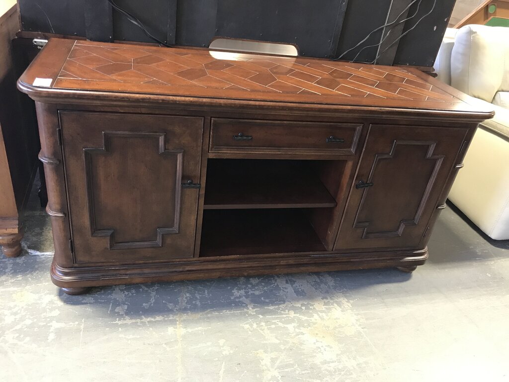 Flexsteel Medium Wood Tone Console