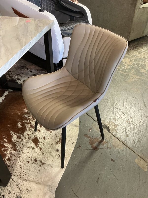 Faux Leather Accent Chair