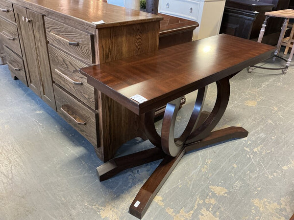 Double Ring Base Sofa Table by Hooker