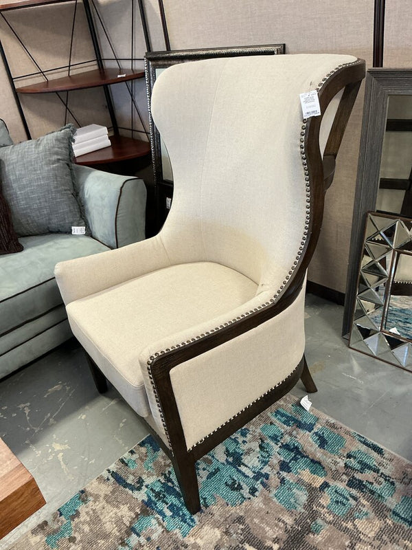 Nolan Upholstered Wingback Chair - (As-Is/Marks)