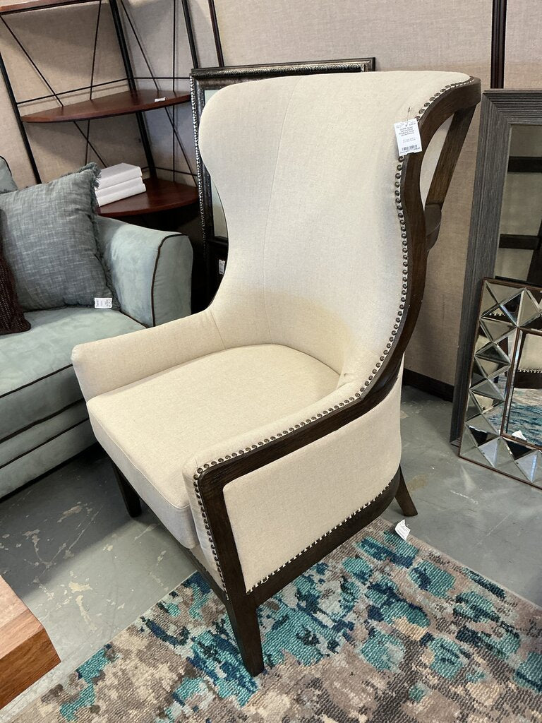 Nolan Upholstered Wingback Chair - (As-Is/Marks)