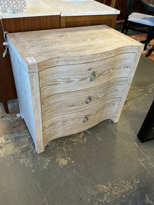 Serenity Oversized Light Oak 3-Drawer Nightstand by Hooker Furniture
