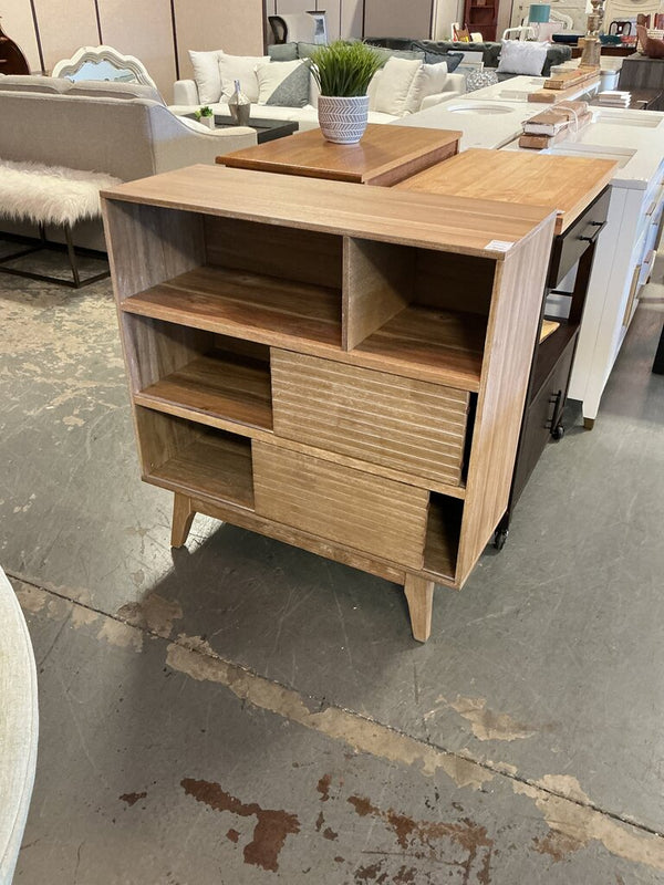 Wave Bookcase- Natural