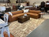 Piazza Reversible Corner Sectional Sofa - Saddle Tan
