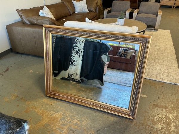 Mirror w/ Gold Frame
