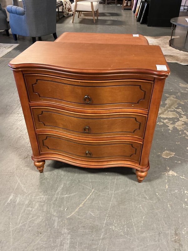 Alois 3-Drawer Nightstand (As-Is, Corner/Leg Damage)