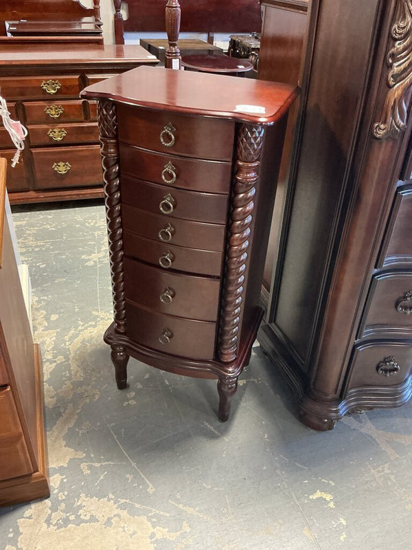 Cherry Wood Jewelry Cabinet