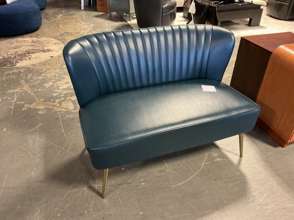 Donatello 47" Loveseat- Turquoise