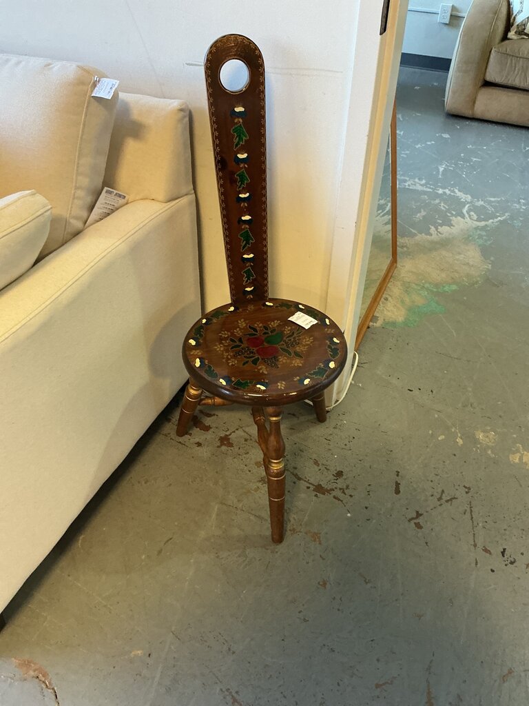 Pennsylvania Dutch Hand Painted Chair