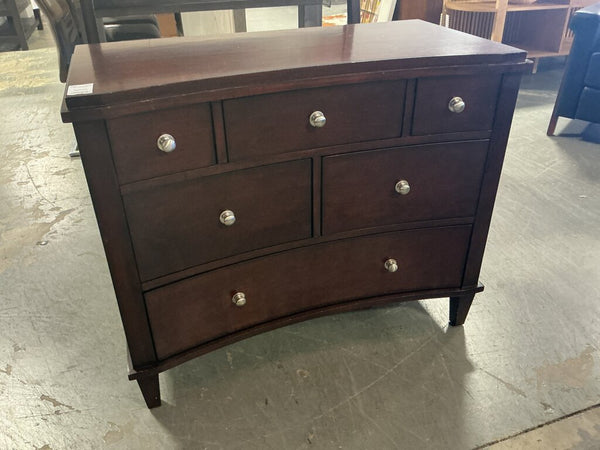 Dark Wood Accent Chest (As-Is)