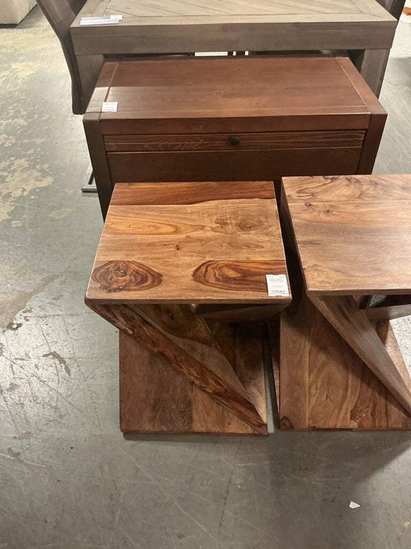 Sheesham Wood Accent Table