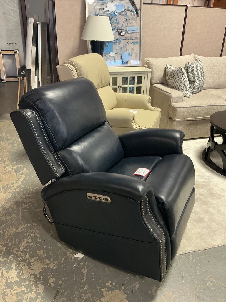 Andreas Glider Chair-Navy (As-Is, Dent)