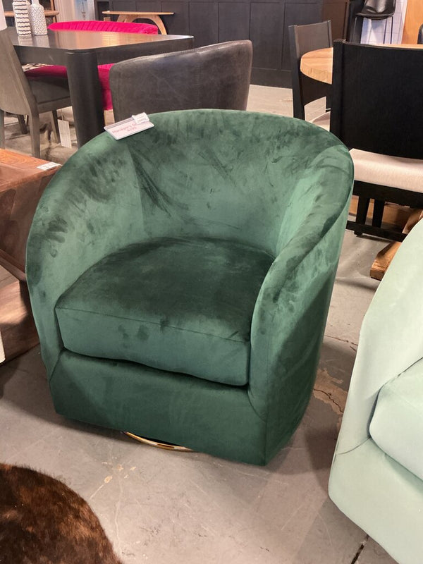 Amarante Swivel Chair-Green