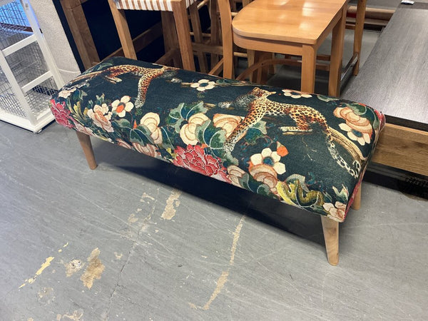 Animal Print Bench