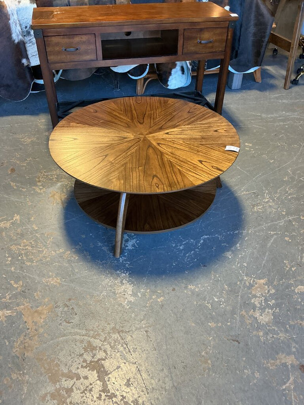 Sunburst Inlay Coffee Table
