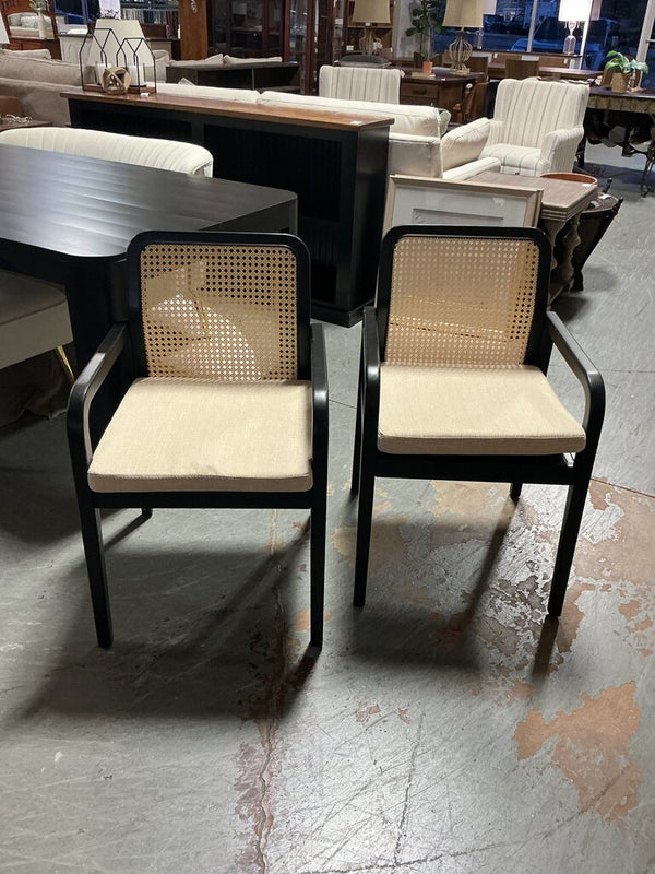 Antoine Ratten Dining Chair (Pair)- Acorn