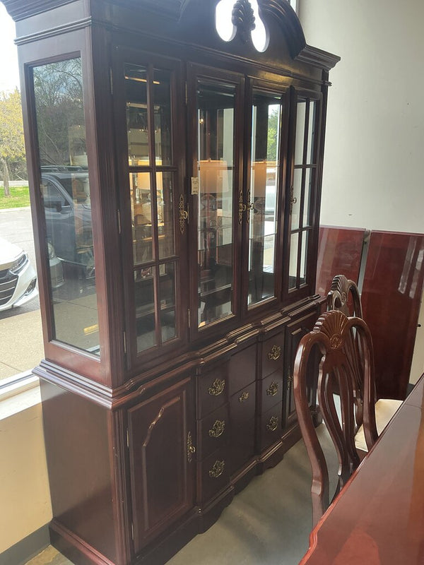 Cherry Tone China Cabinet