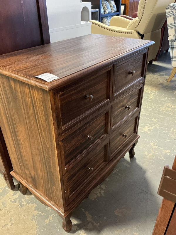 Hippe 32" 3-Drawer Nightstand-Walnut (As-Is)
