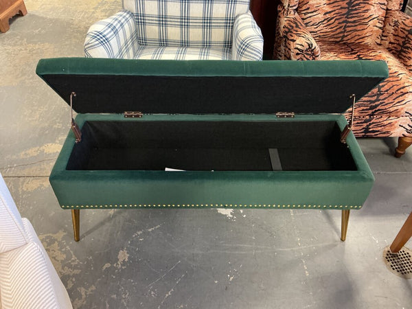Achilles Storage Bench-Green