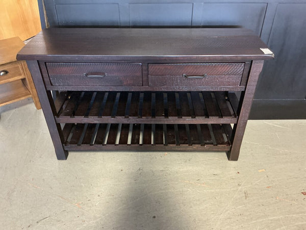Espresso Sofa Table