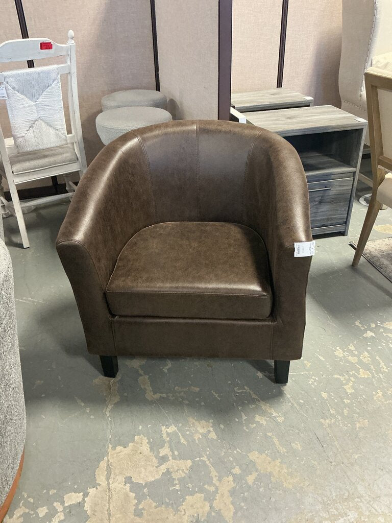 Brown Club Chair