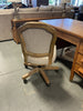 Wood & Linen Task Chair