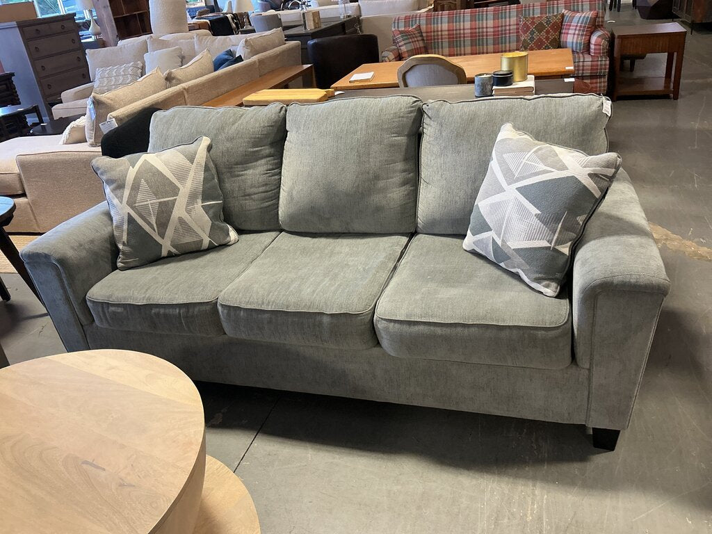 Ashley 3 Cushion Sofa- Light Grey