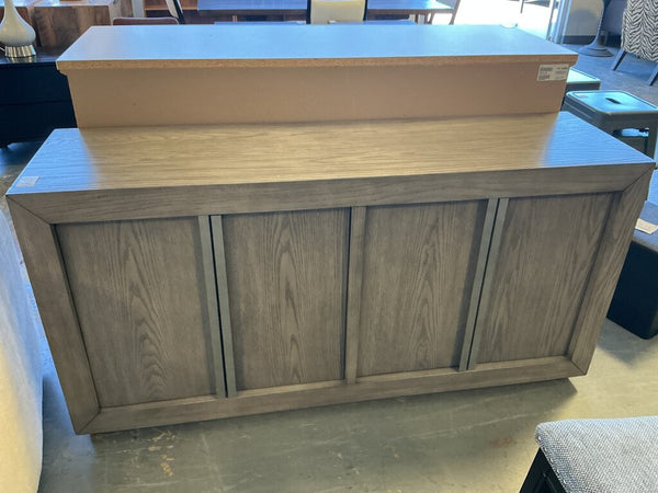 Grey 4-Door Cabinet/Credenza