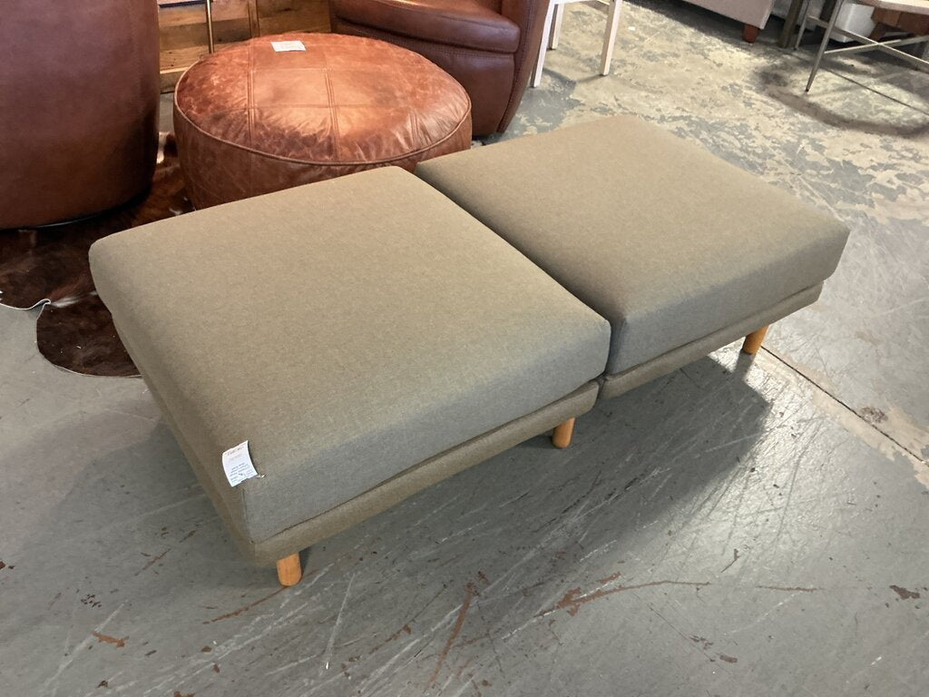 Range 2-Piece Lounger- Moss Green