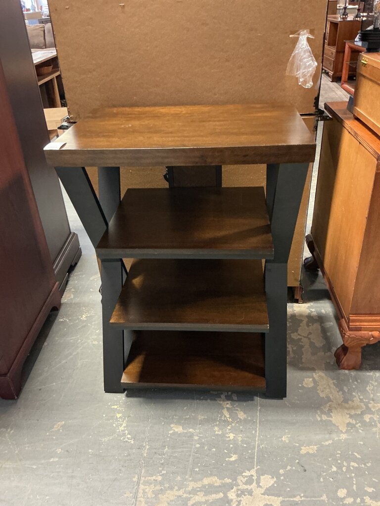 Industrial 4 Tier TV Stand