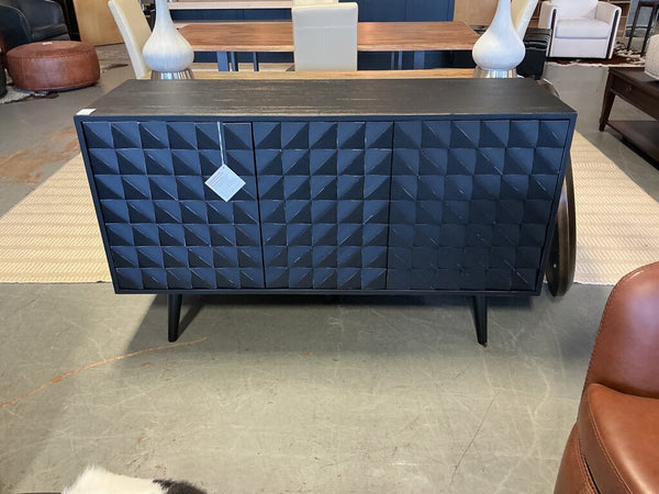 Black 3 Door Credenza
