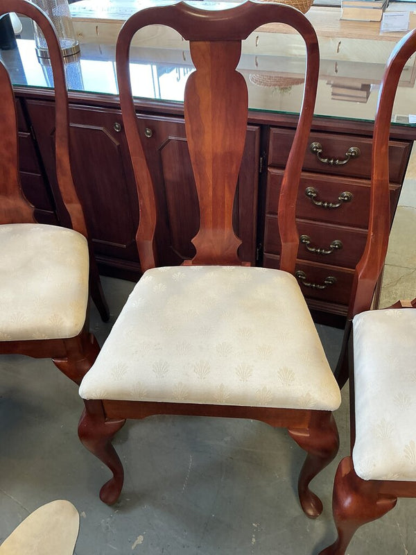 Queen Anne Dining Chairs (Set of 4)