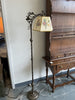 Antique Floor Lamp Floral Shade