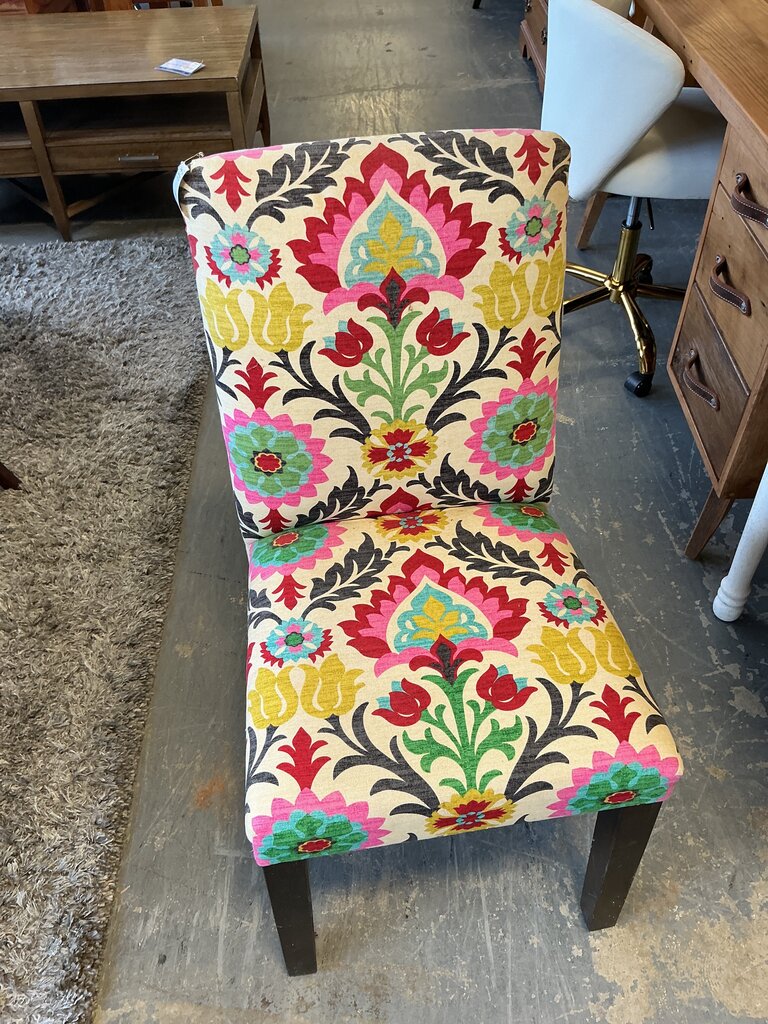 Floral Accent Chair