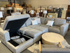 Grey Storage Pull-Out Sectional