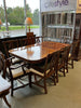 Dining Set (Table + 10 Chairs + 2 Leaves) As-is