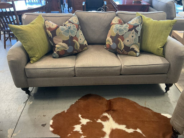 Grey 3 Cushion Sofa