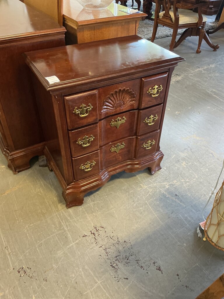 Cherry 3 Drawer Nightstand