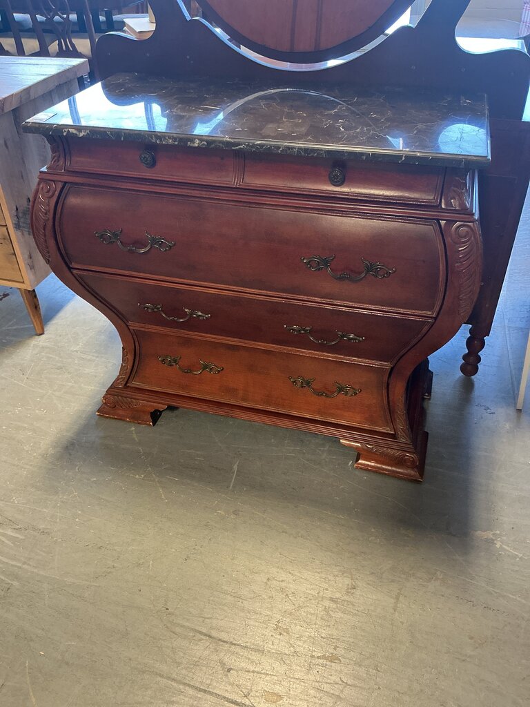 Bombay Chest w/ Marble Top