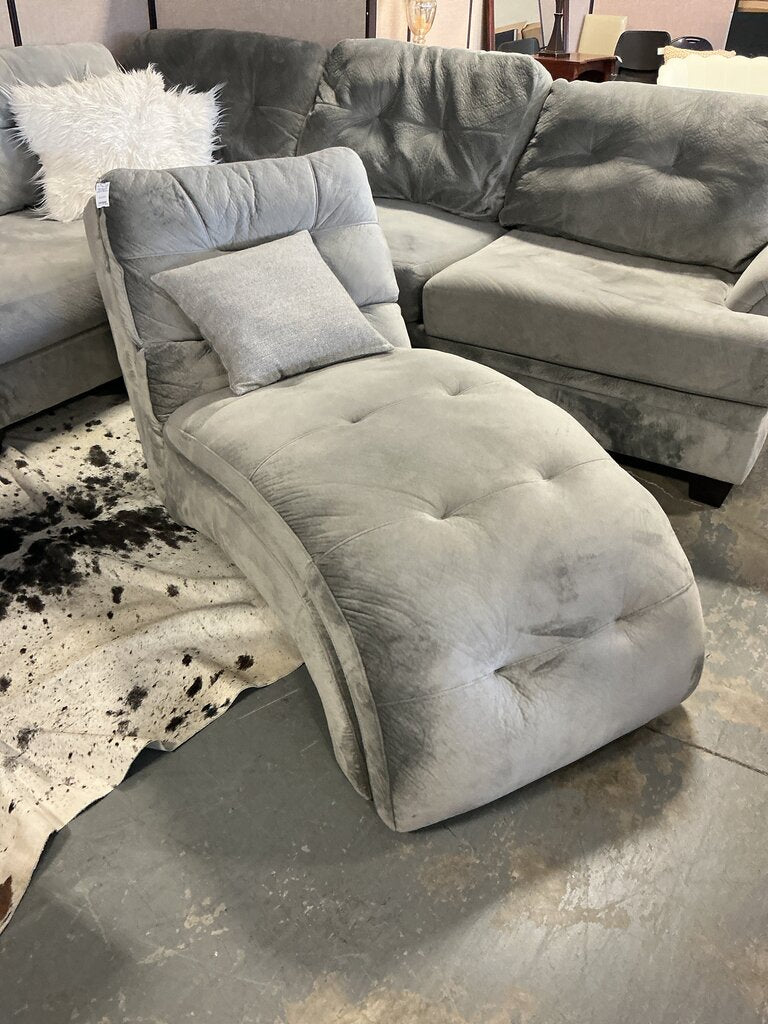 Grey Chaise by American Signature