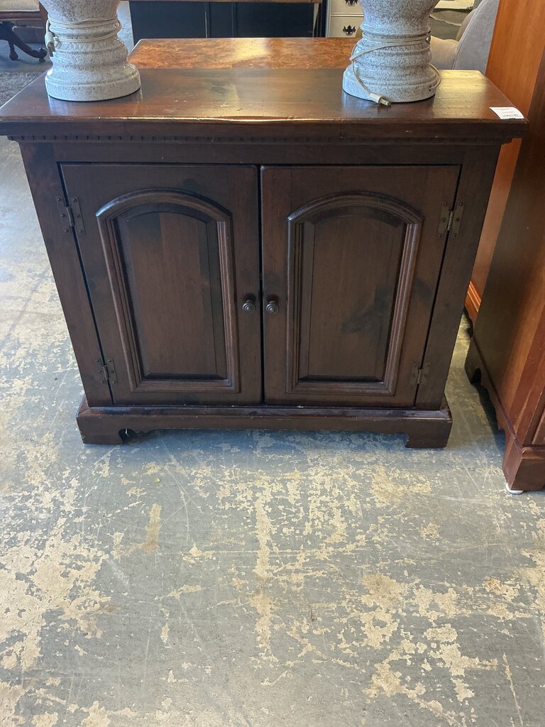 Cherry Tone 2 Door Accent Cabinet